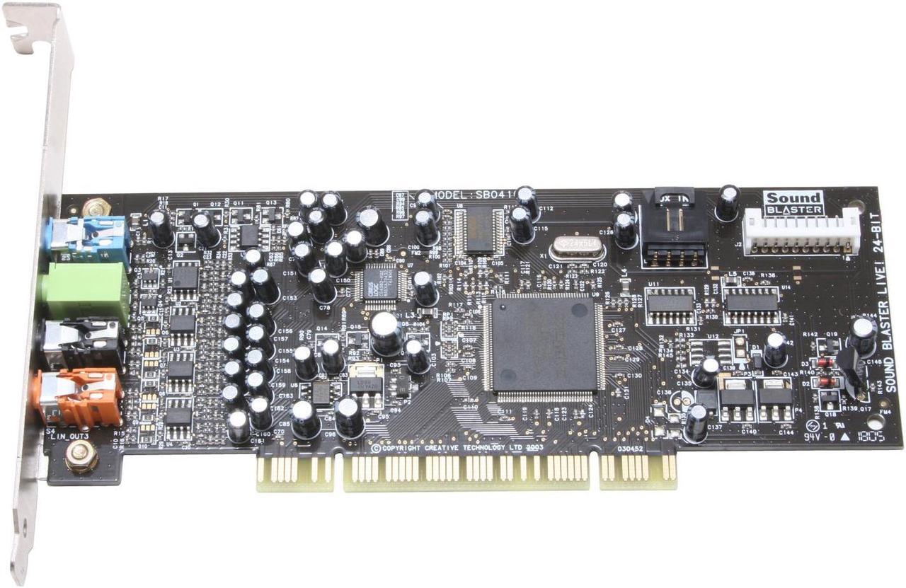 Alt view image 2 of 5 - Creative Sound Blaster Live! 24bit 70SB041000000 7.1 Channels 24-bit 96KHz PCI Interface Sound Card