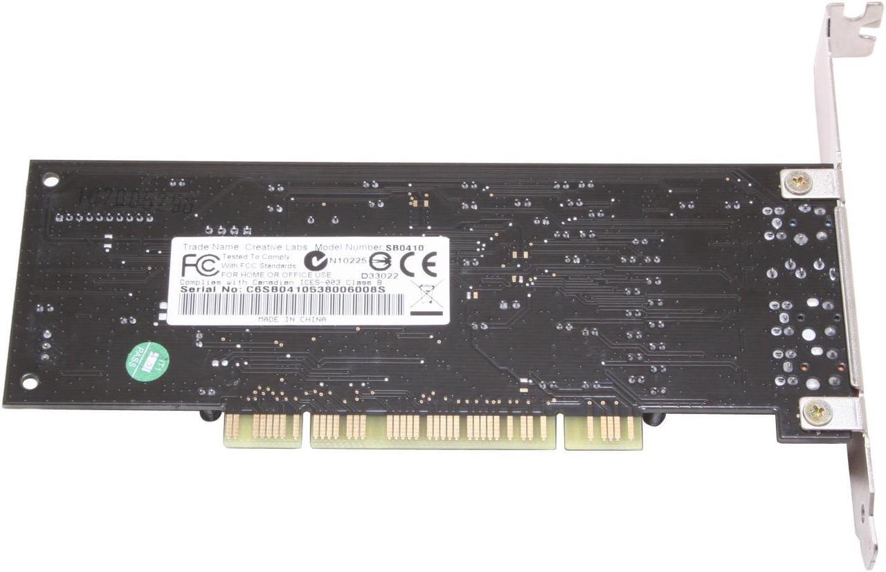 Alt view image 3 of 5 - Creative Sound Blaster Live! 24bit 70SB041000000 7.1 Channels 24-bit 96KHz PCI Interface Sound Card