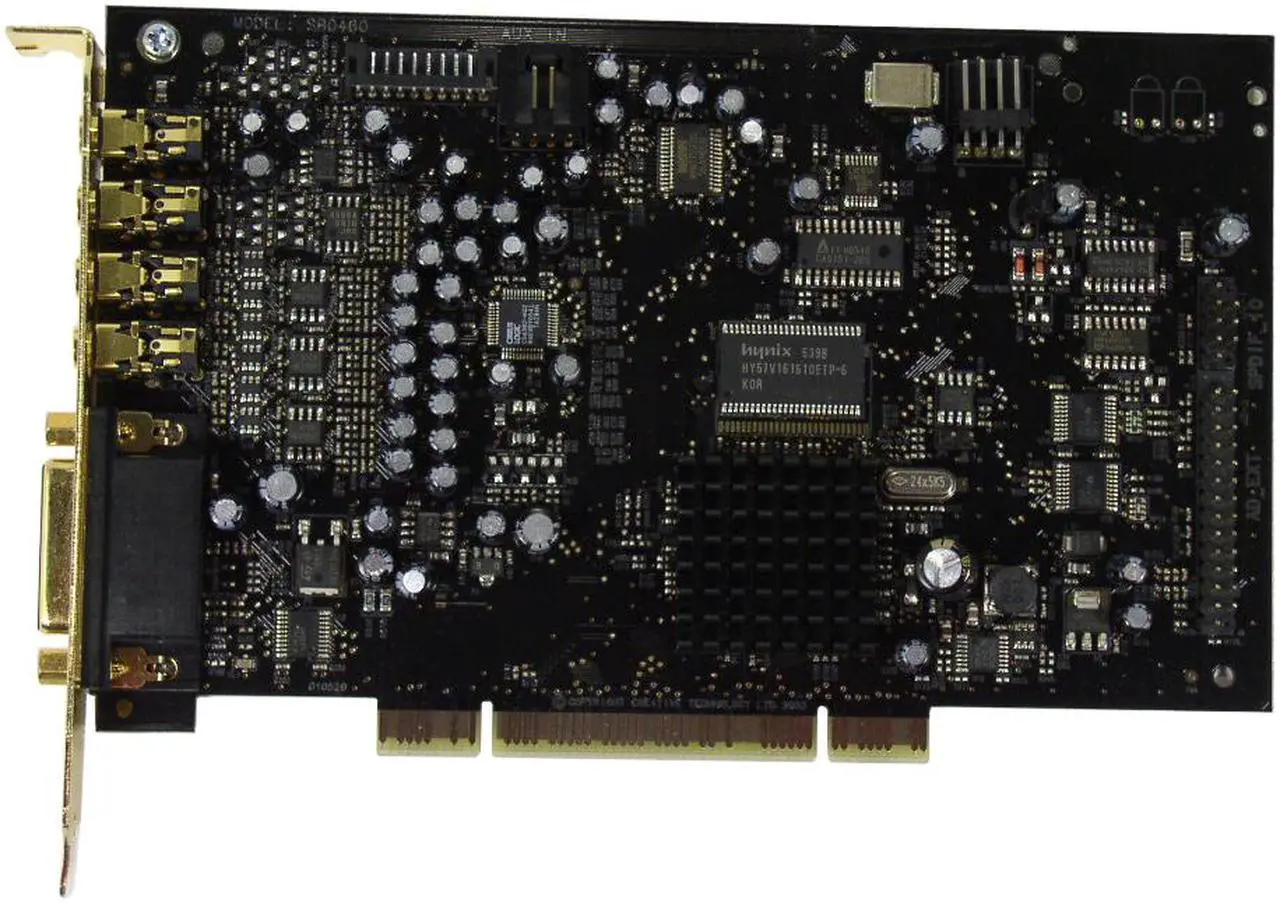 Alt view image 2 of 3 - Creative Sound Blaster X-Fi XtremeMusic 7.1 Channels 24-bit 96KHz PCI Interface Sound Card