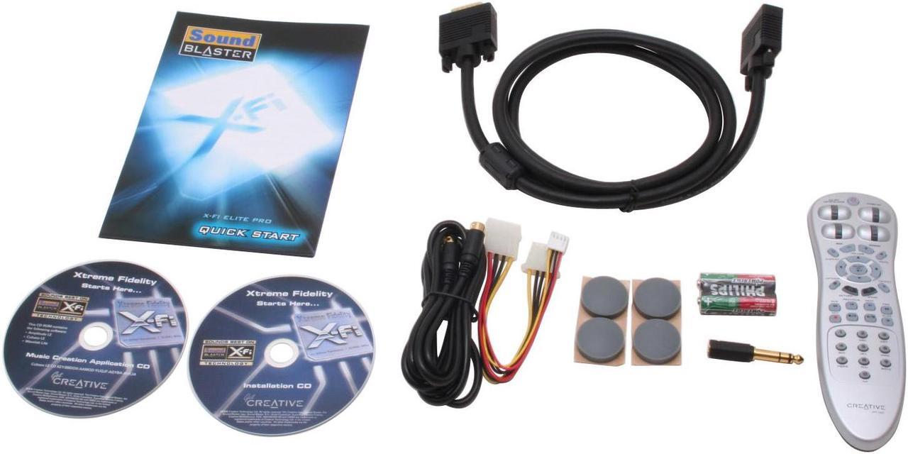 Alt view image 6 of 7 - Creative Sound Blaster X-Fi Elite Pro 7.1 Channels 24-bit 192KHz PCI Interface Sound Card