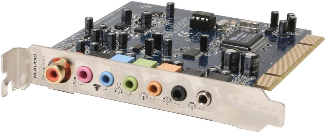 Main image of M-AUDIO High-Definition 7.1 7.1 Channels 24-bit 192KHz PCI Interface High-Definition Surround Sound Card