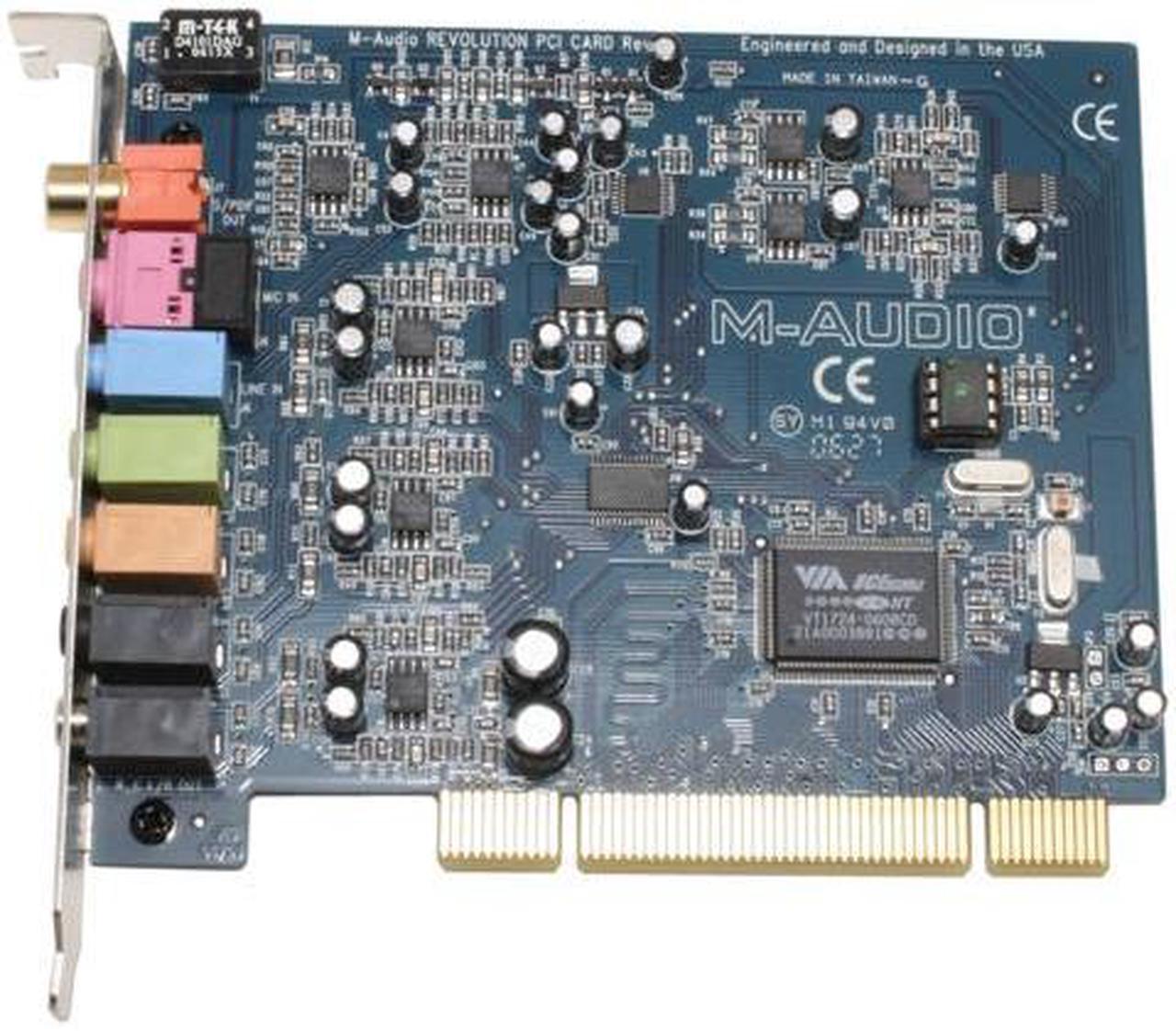 Alt view image 2 of 6 - M-AUDIO High-Definition 7.1 7.1 Channels 24-bit 192KHz PCI Interface High-Definition Surround Sound Card
