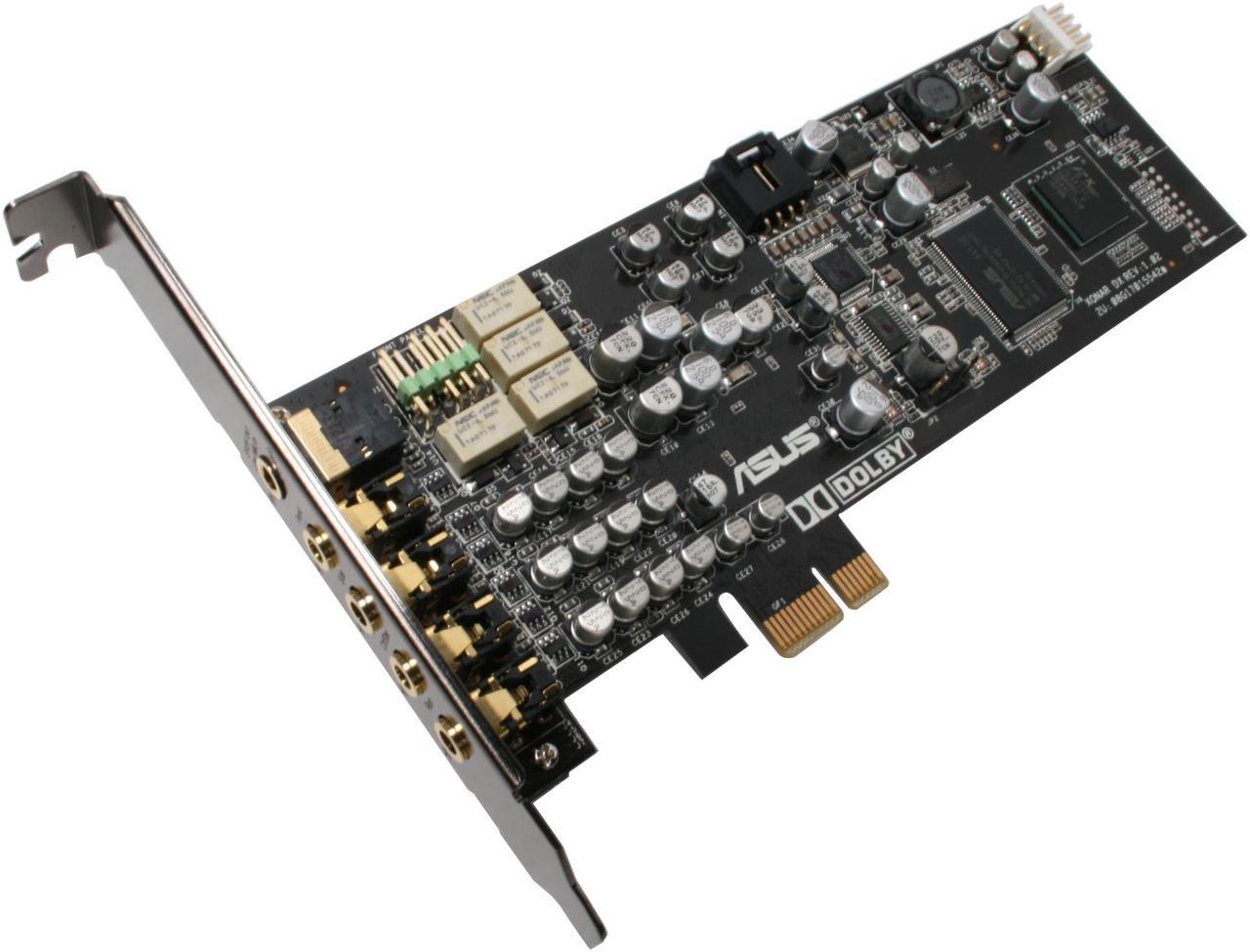 ASUS Xonar DX 7.1 Channels 24-bit 192KHz PCI Express x1 Interface Sound Card