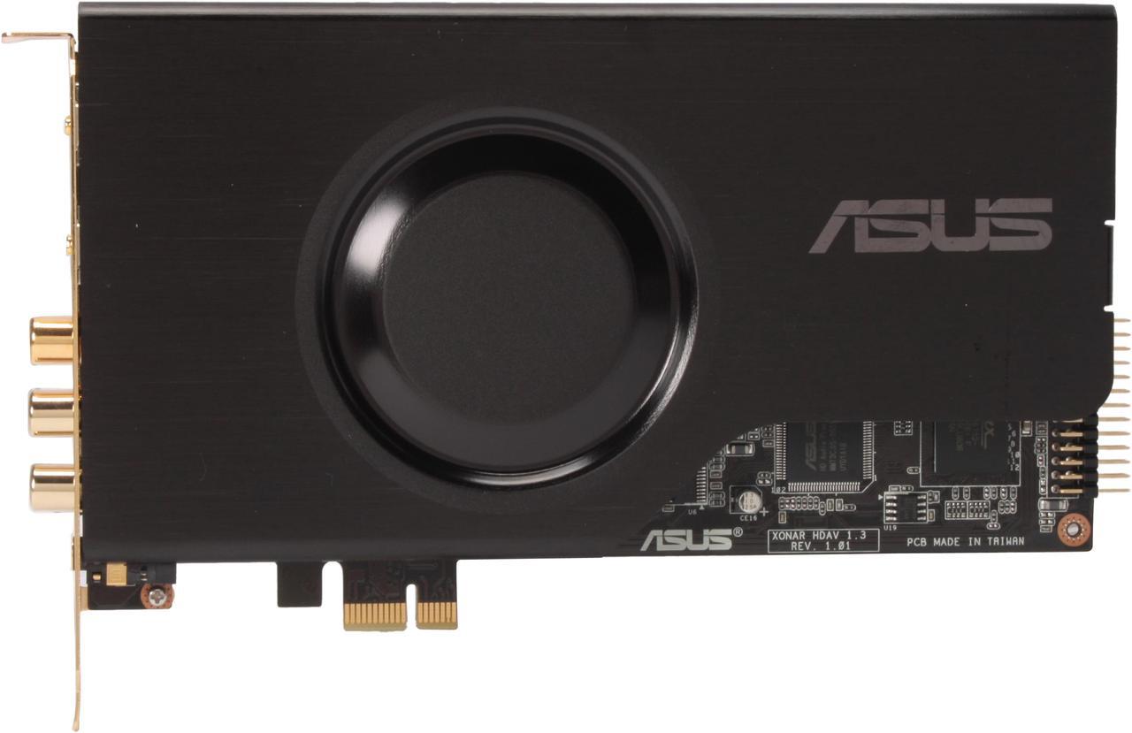 Alt view image 3 of 8 - ASUS Xonar HDAV1.3 Deluxe 7.1 Channels 24-bit 192KHz PCI Express x1 Interface Audio/Video Enhancement Combo Card