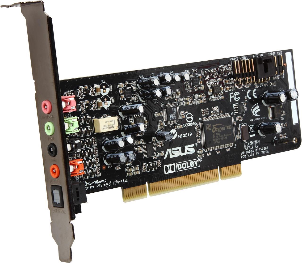 ASUS XONAR_DG 5.1 Channels 24-bit 96KHz PCI Interface Gaming Sound Card