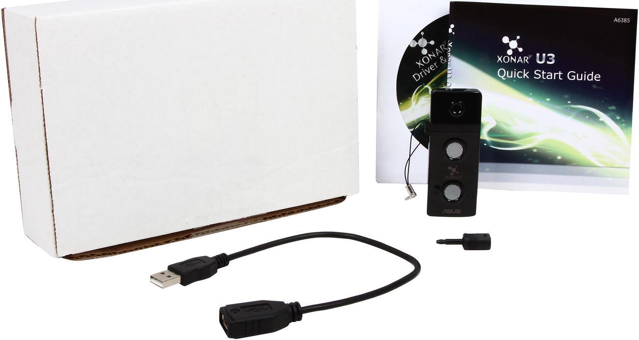Alt view image 6 of 6 - ASUS XONAR_U3/UAD/B/A 16-bit 48KHz USB Interface Sound Card