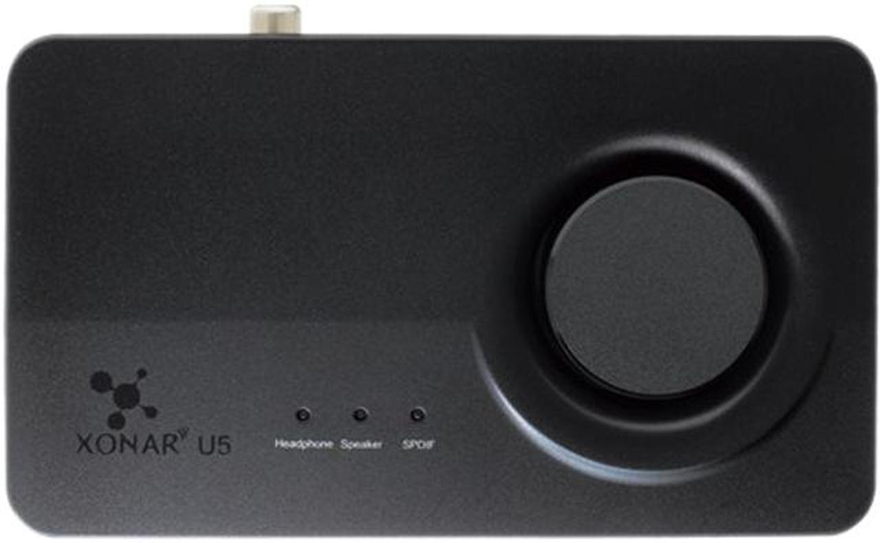 ASUS Xonar U5 5.1 Channels 24-bit 192KHz USB Interface Compact Sound Card