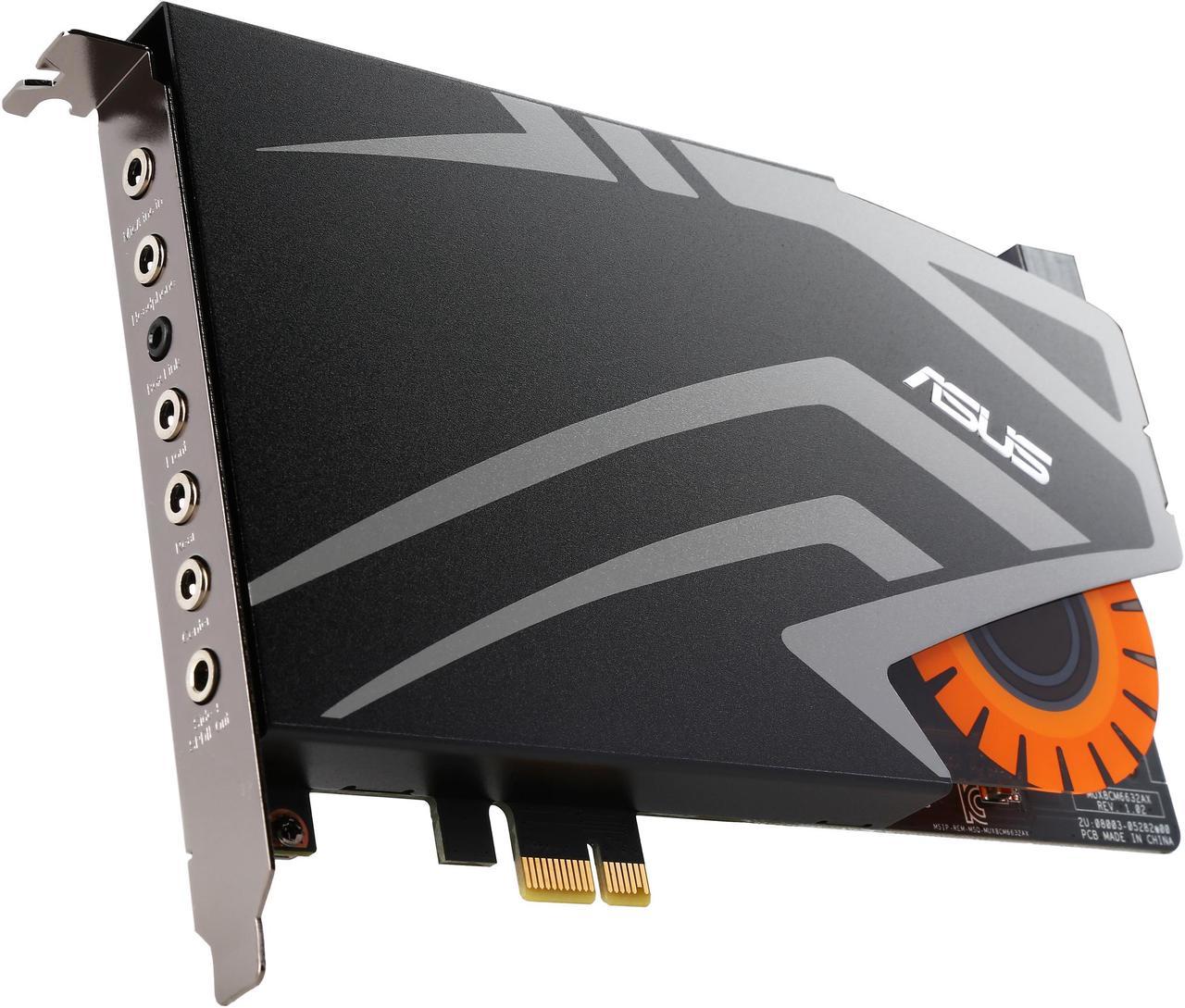 ASUS STRIX SOAR 8 Channels 44.1K / 48K / 88.2K / 96K / 176.4K / 192KHz PCI Express Interface Sound Card