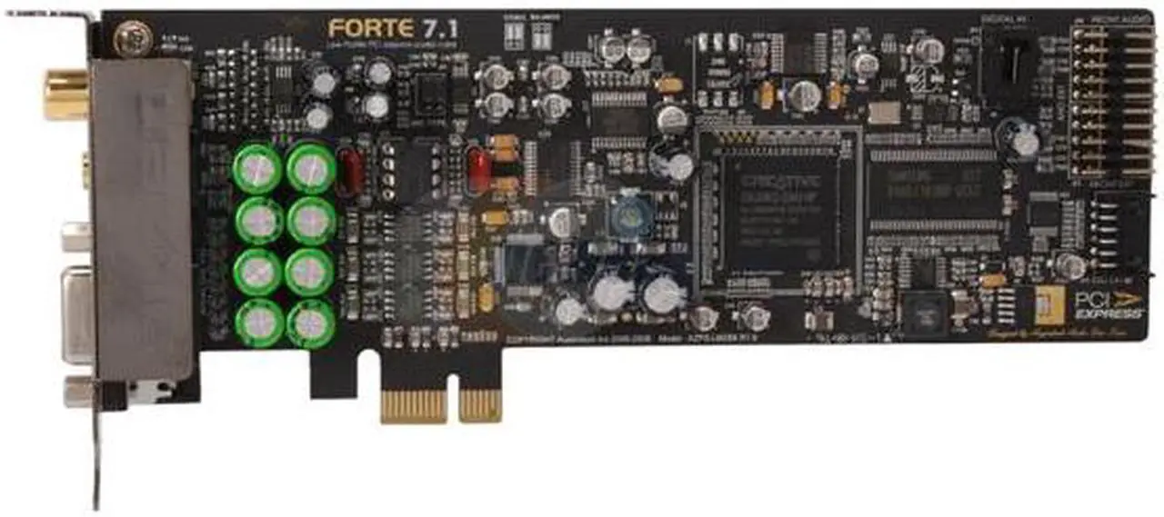 Alt view image 3 of 8 - AuzenTech  AZT-FORTE  X-Fi Forte 7.1 Low Profile PCI Express Sound Card