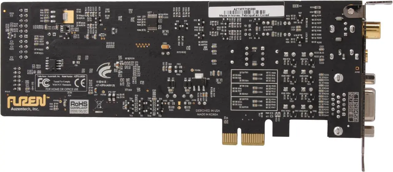 Alt view image 4 of 8 - AuzenTech  AZT-FORTE  X-Fi Forte 7.1 Low Profile PCI Express Sound Card