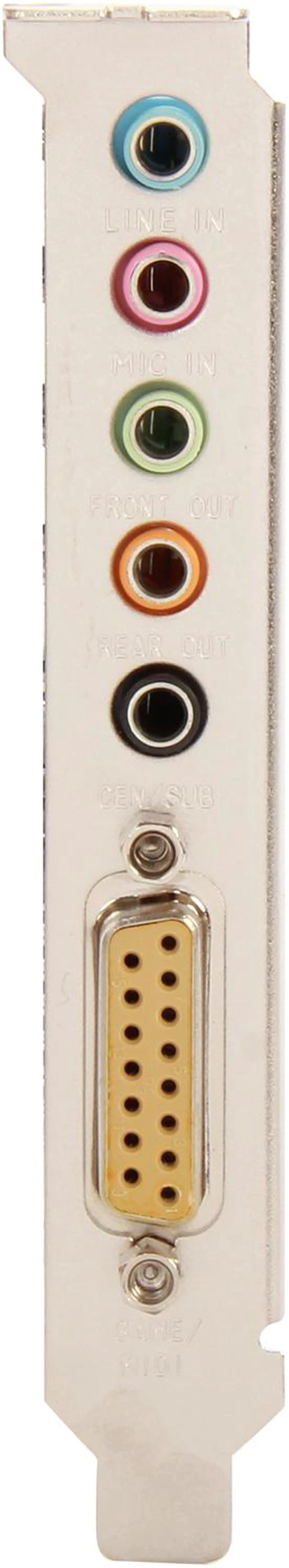 Alt view image 2 of 5 - SYBA SD-PCI63058 6 Channels 16-bit 48KHz PCI Interface Audio Sound Card, with Game Port, 3D Sound Quality for 5.1 Speakers, C-Media CMI8738 Chipset