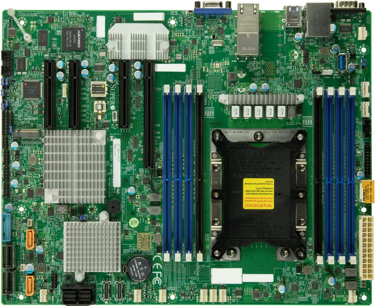 Main image of Supermicro X11SPH-NCTF Server Motherboard - Intel Chipset - Socket P LGA-3647 - 1 x Retail Pack