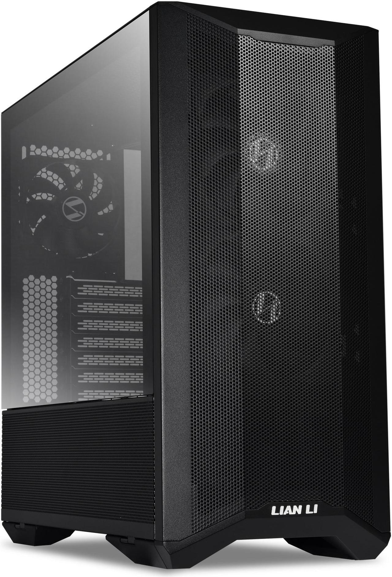 LIAN LI LANCOOL II MESH C PERFORMANCE BLACK Tempered Glass ATX Case -Black Color ,Type C Included-LIAN LI LANCOOL II MESH C PERFORMANCE -X