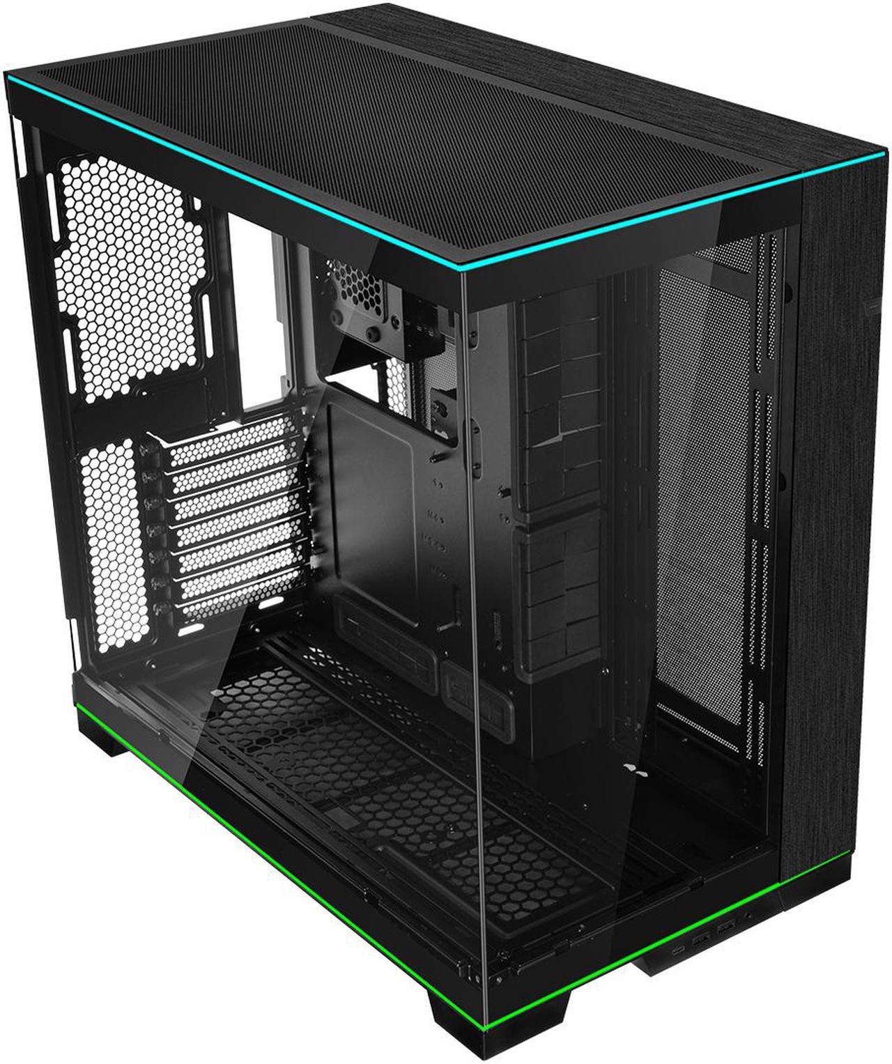 LIAN LI O11 Dynamic EVO RGB  Black Aluminum / Steel / Tempered Glass ATX Mid Tower Computer Case----O11DERGBX