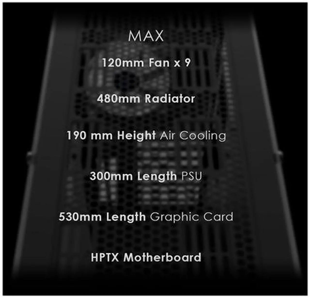 Alt view image 5 of 6 - anidees AI Crystal XL AR V3 Tempered Glass Full Tower ATX Case with 5 RGB Fans and 2 LED Light strip - Black