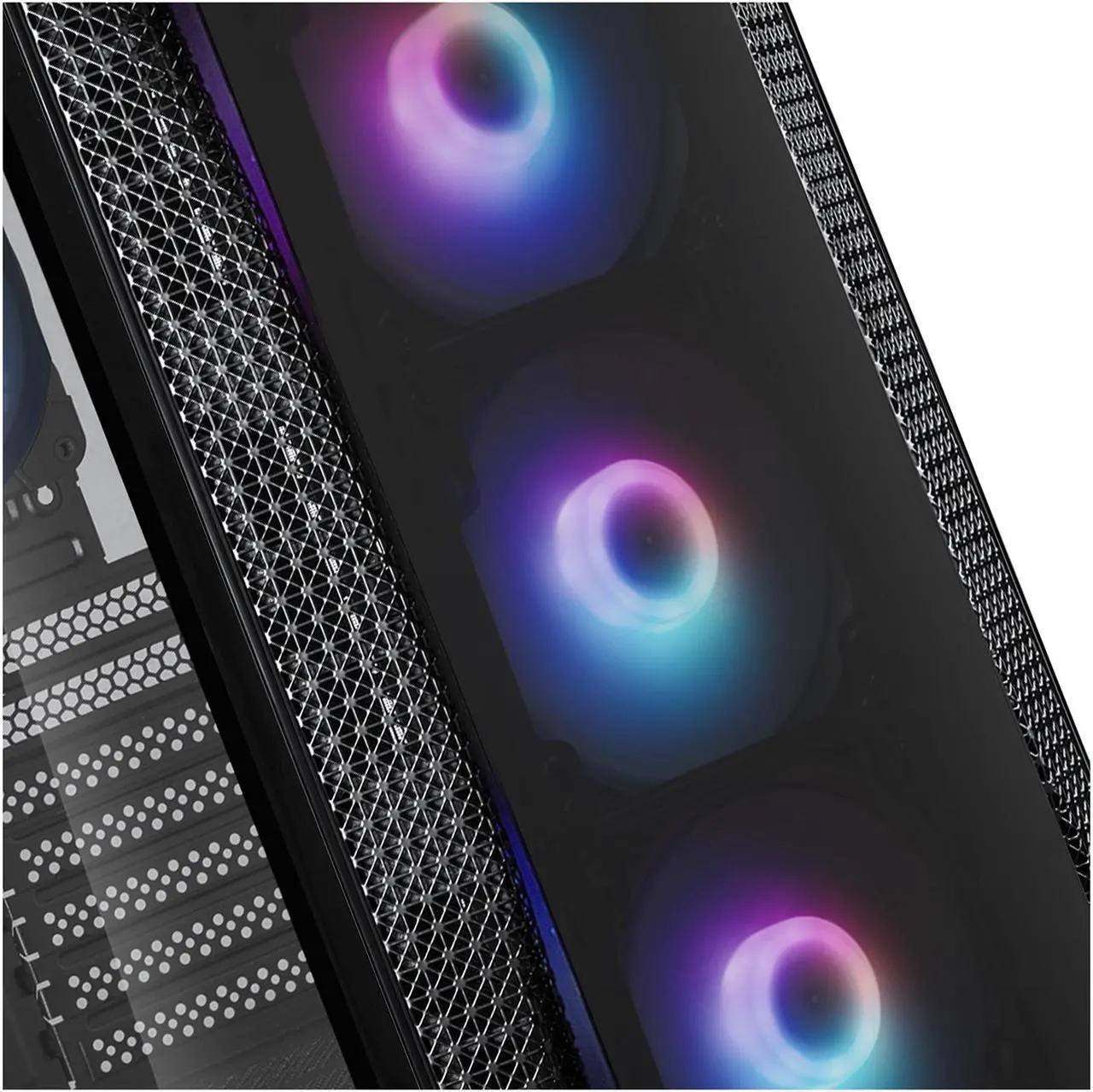 Alt view image 15 of 20 - silverstone fara b1 pro, argb lighting, tempered glass, mid tower atx chassis, sst-fab1b-pro