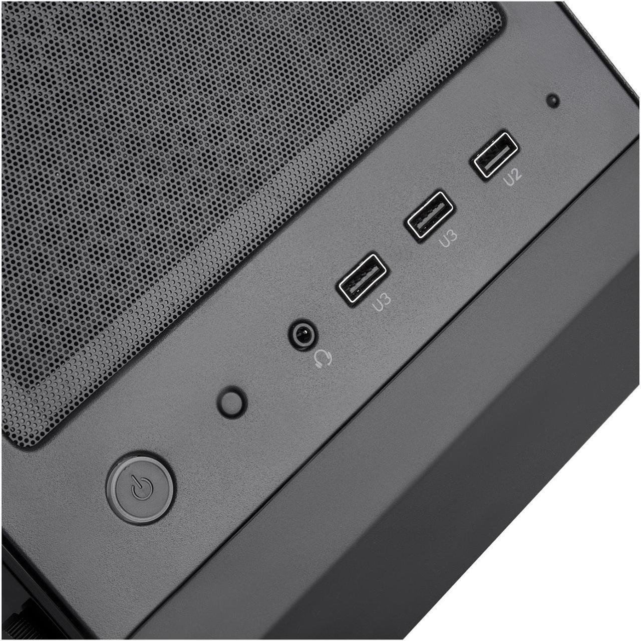 Alt view image 16 of 20 - silverstone fara b1 pro, argb lighting, tempered glass, mid tower atx chassis, sst-fab1b-pro