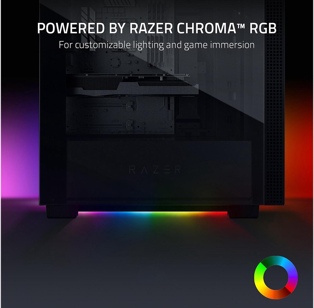 Alt view image 3 of 7 - Razer Tomahawk ATX - Mid Tower Desktop Gaming Chassis PC Case Tempered Glass RGB