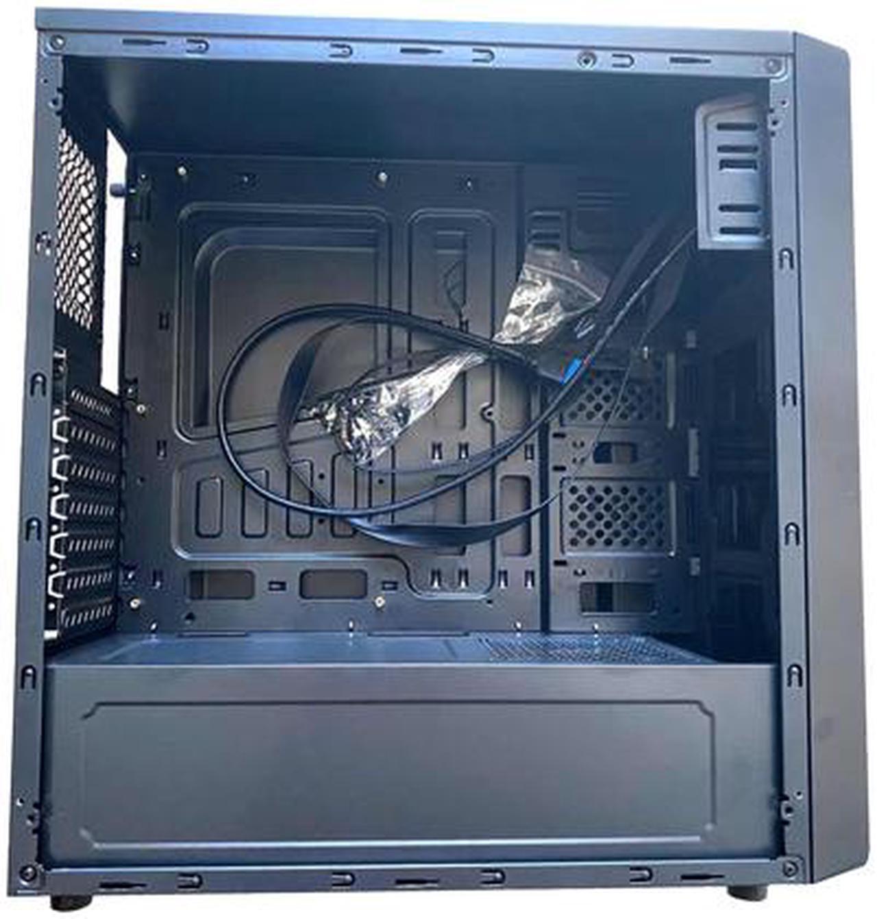 Alt view image 3 of 7 - EPOWER EP-2002BB-450 Mid Tower ATX/Micro ATX Black Computer Case with 450W Power Supply