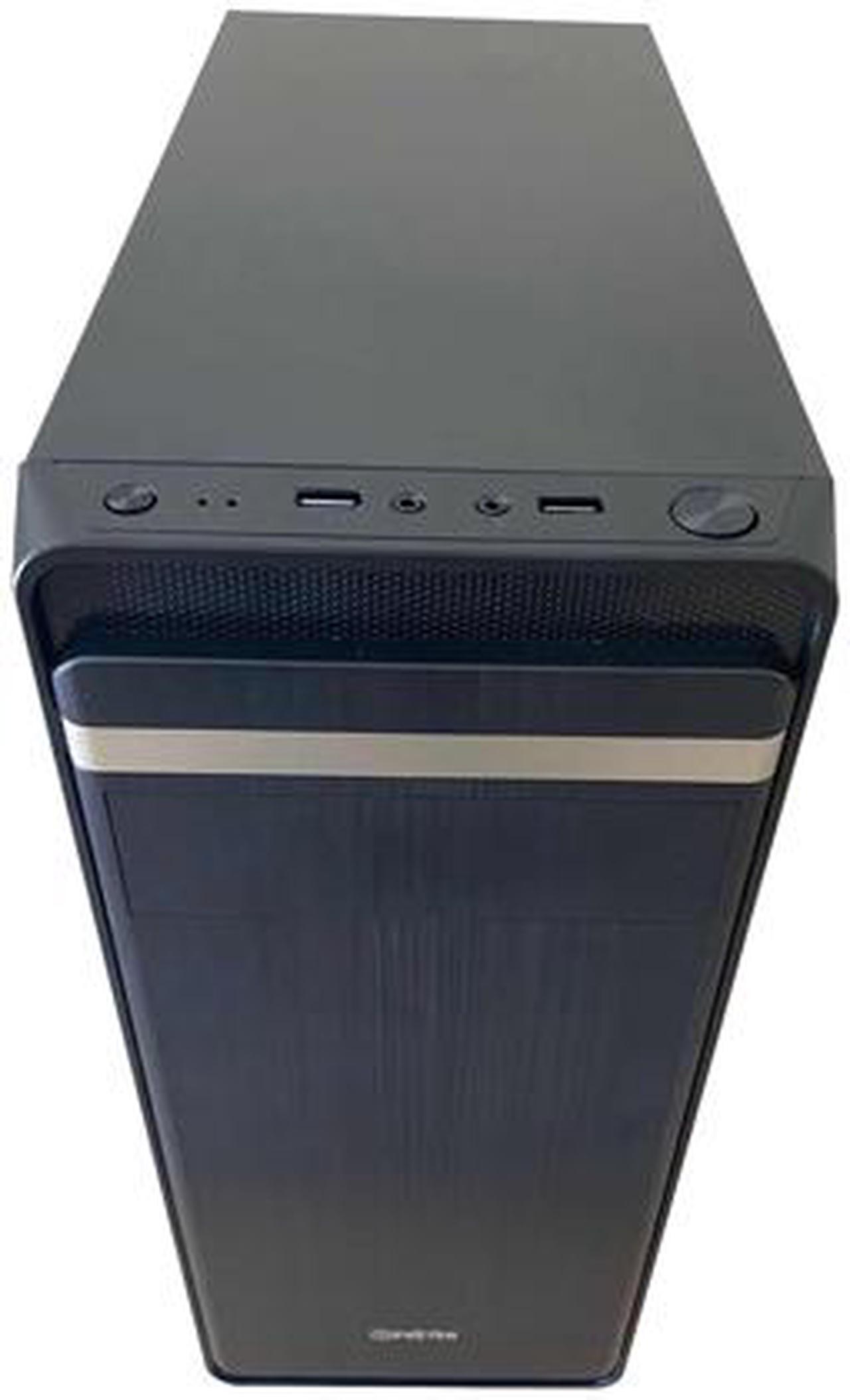 Alt view image 5 of 7 - EPOWER EP-2002BB-450 Mid Tower ATX/Micro ATX Black Computer Case with 450W Power Supply
