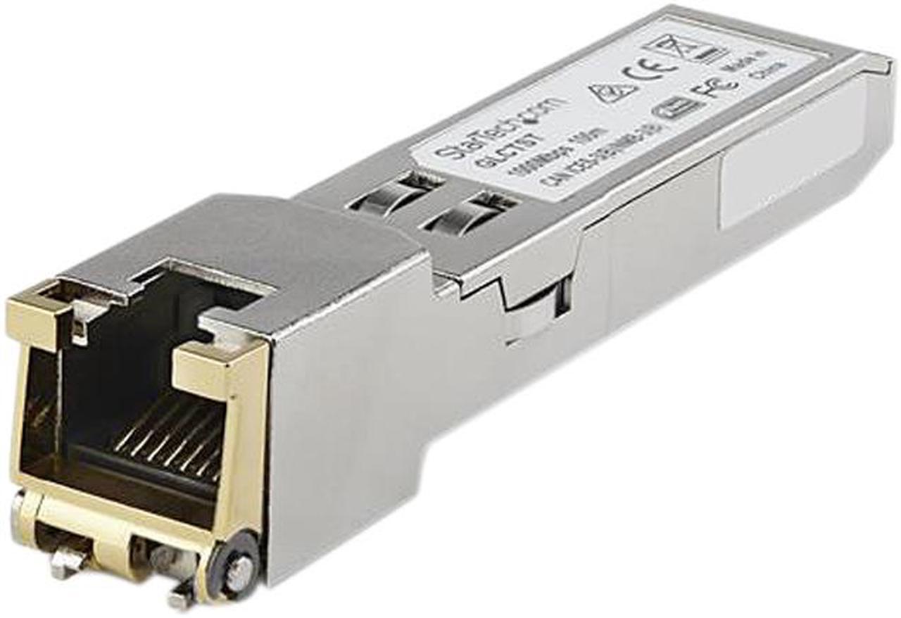 StarTech Juniper SFP-1GE-T Compatible SFP 1000Base-T Fiber Optical Transceiver