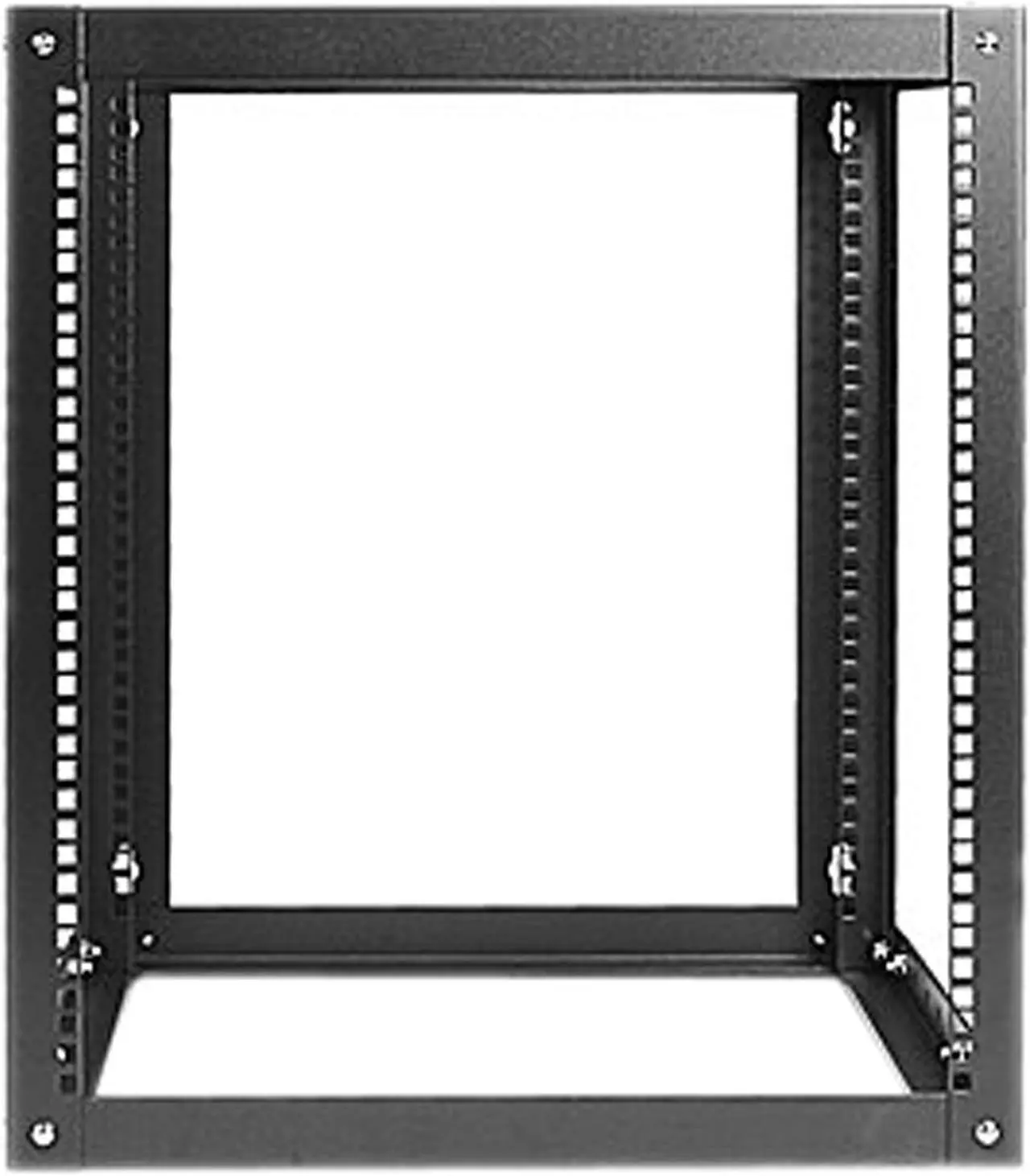 Alt view image 2 of 4 - Claytek 12U 800mm Adjustable Wallmount Server Cabinet with 2U Drawer