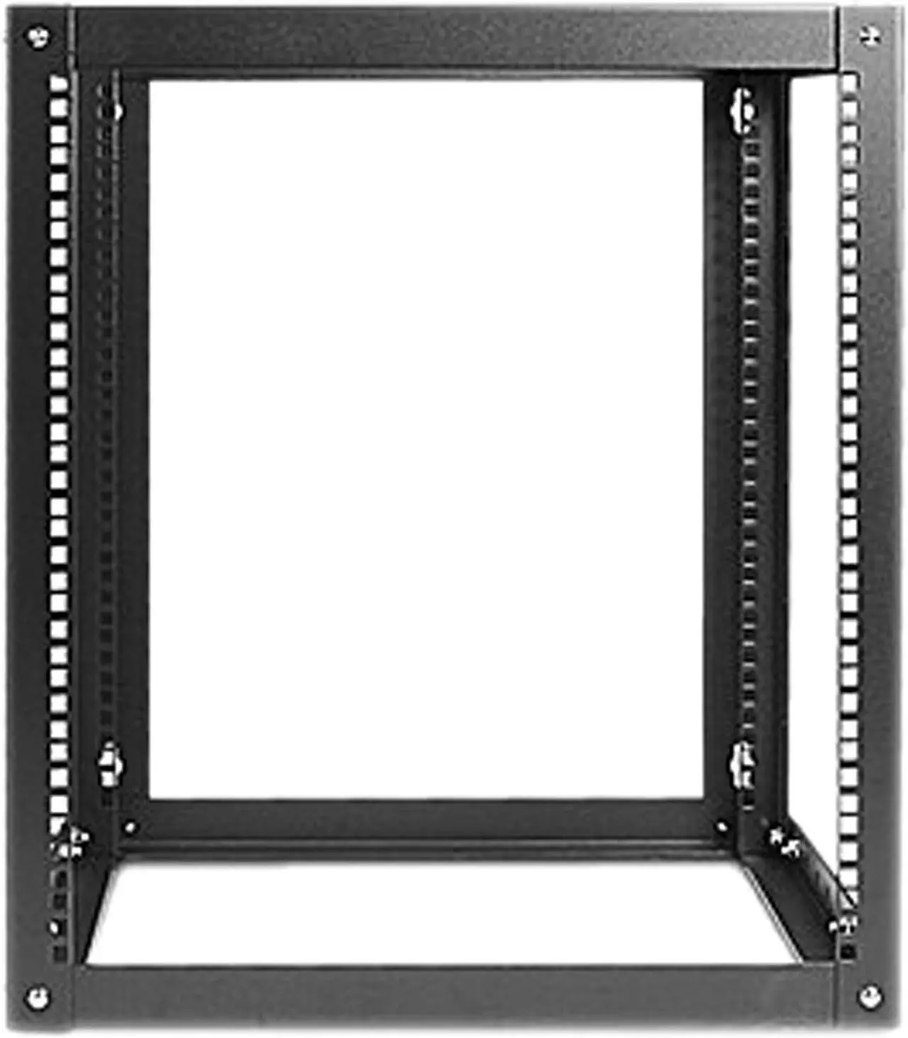 Alt view image 2 of 4 - Claytek 12U 800mm Adjustable Wallmount Server Cabinet with 2U Cable Management
