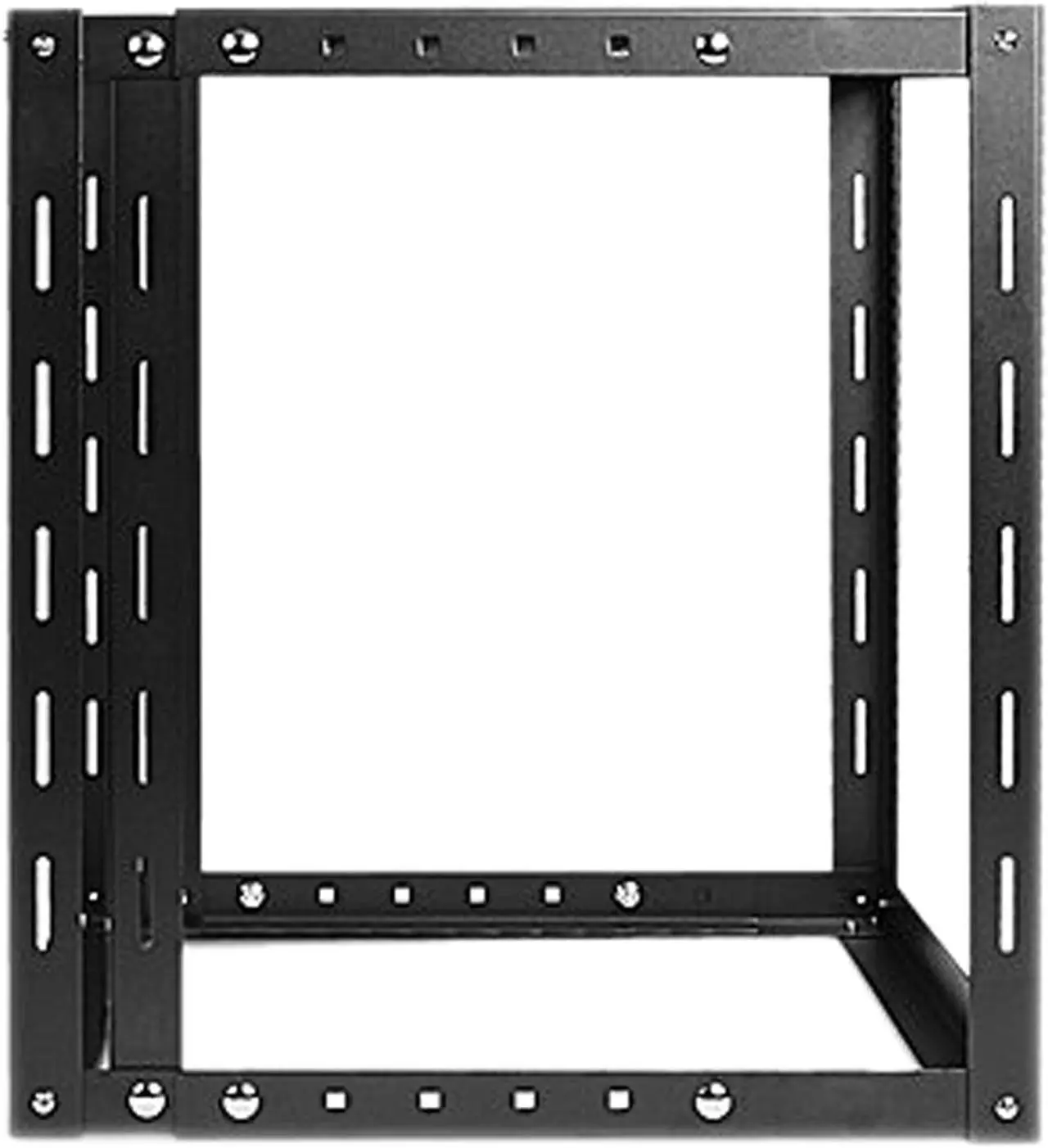 Alt view image 3 of 4 - Claytek 12U 800mm Adjustable Wallmount Server Cabinet with 2U Cable Management