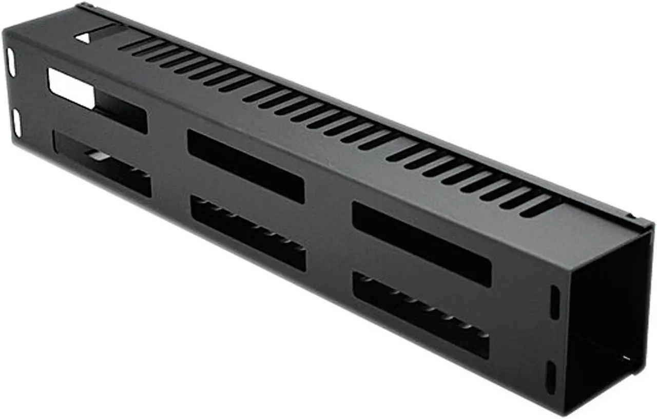 Alt view image 4 of 4 - Claytek 12U 800mm Adjustable Wallmount Server Cabinet with 2U Cable Management