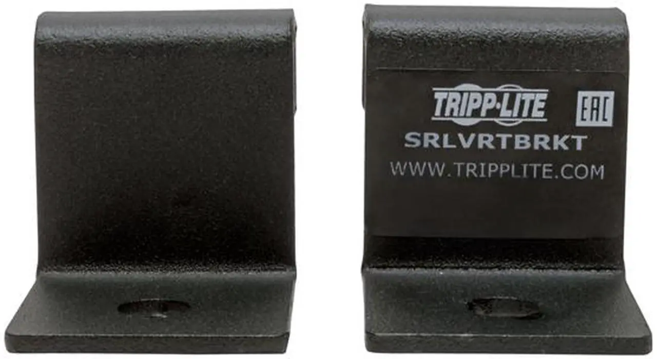 Alt view image 3 of 6 - TRIPP LITE SRLVRTBRKT Cable Runway Vertical Wall Brackets, Straight