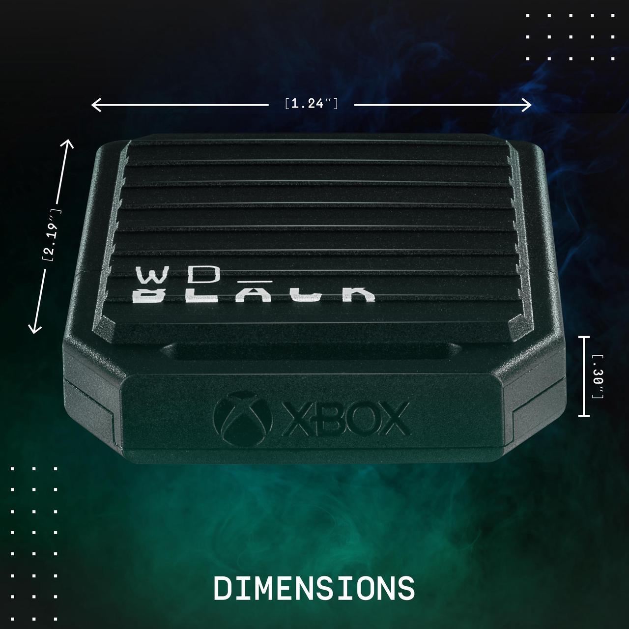 Alt view image 2 of 7 - WD_BLACK C50 Expansion Card Xbox 1TB WDBMPH0010BNC-WCSN