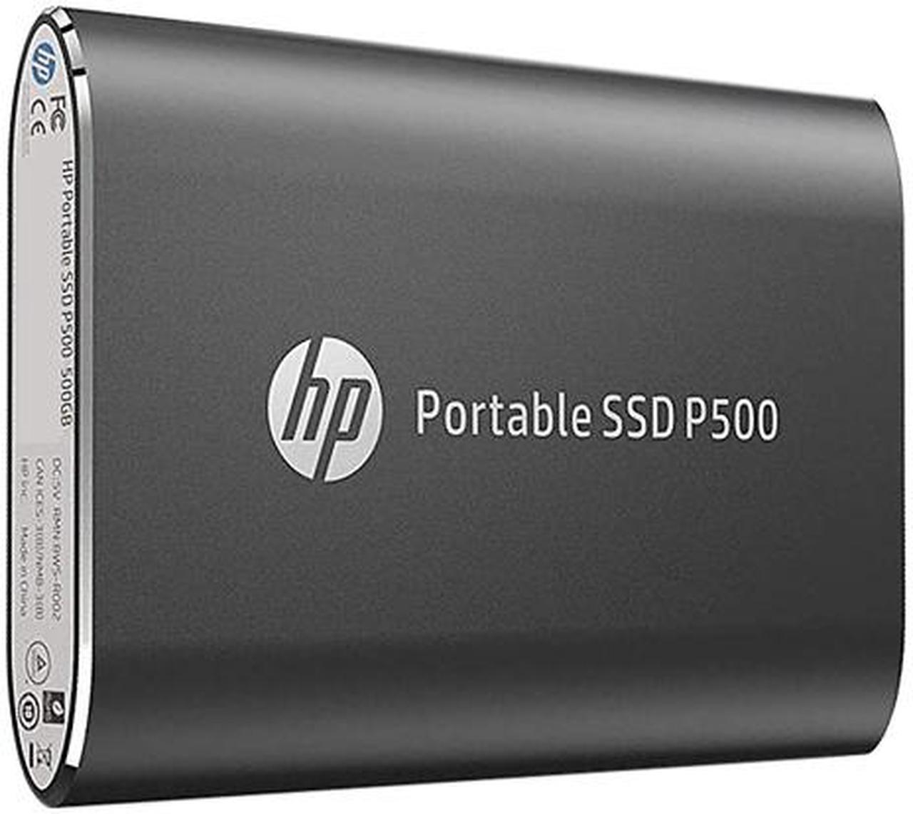 Main image of HP P500 1TB Portable External Solid State Disk USB 3.2 Type-C, Black (1F5P4AA#ABC)
