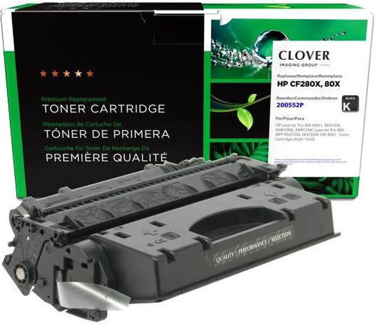 Main image of West Point Toner Cartridge - Alternative For HP CF280X - Black - Laser - High Yield - 6900 Pages