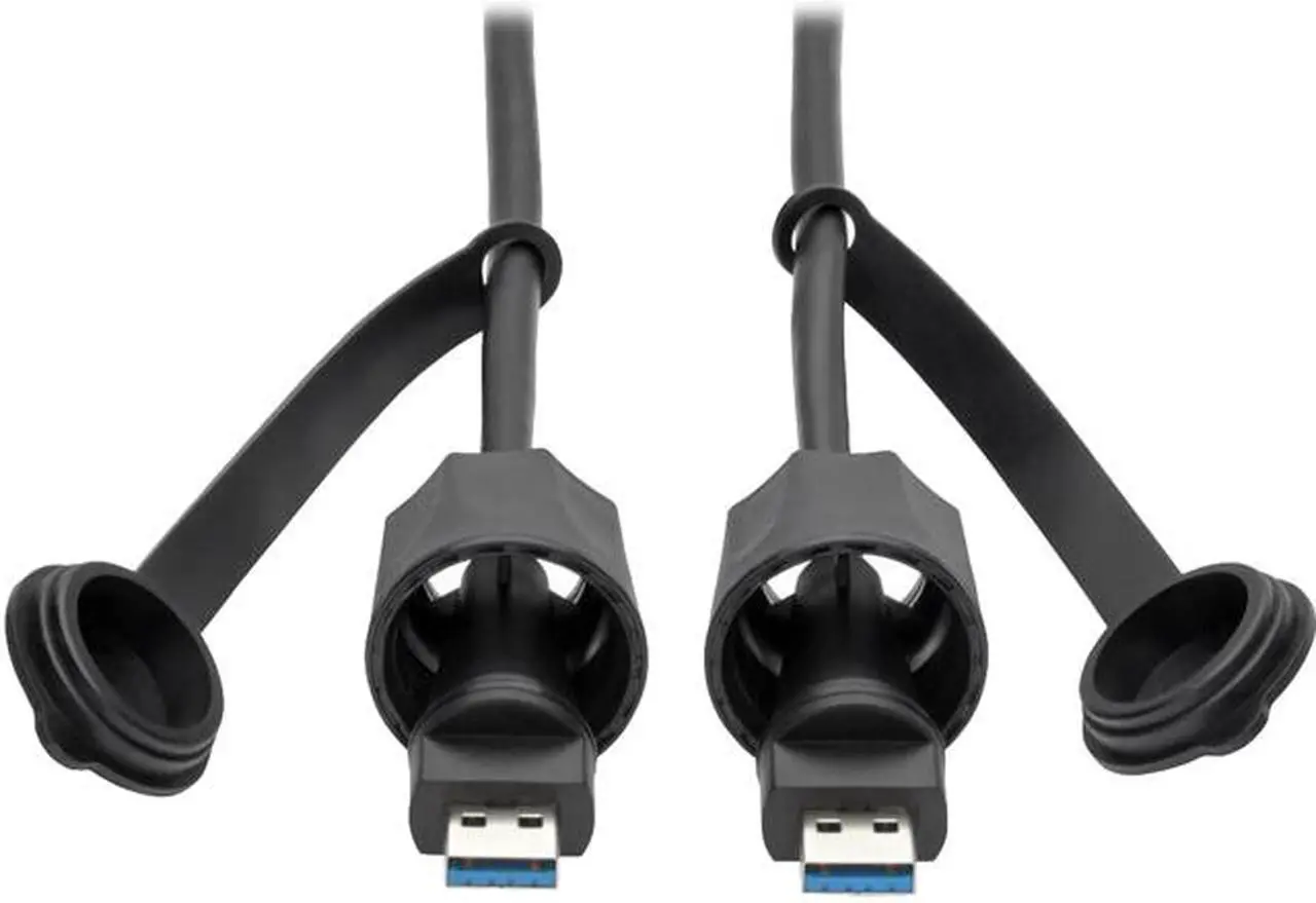 Main image of Tripp Lite Industrial USB-A to USB-A Cable, SuperSpeed, 13 ft. M/M, Shielded, TAA-Compliant (U325-013-IND)
