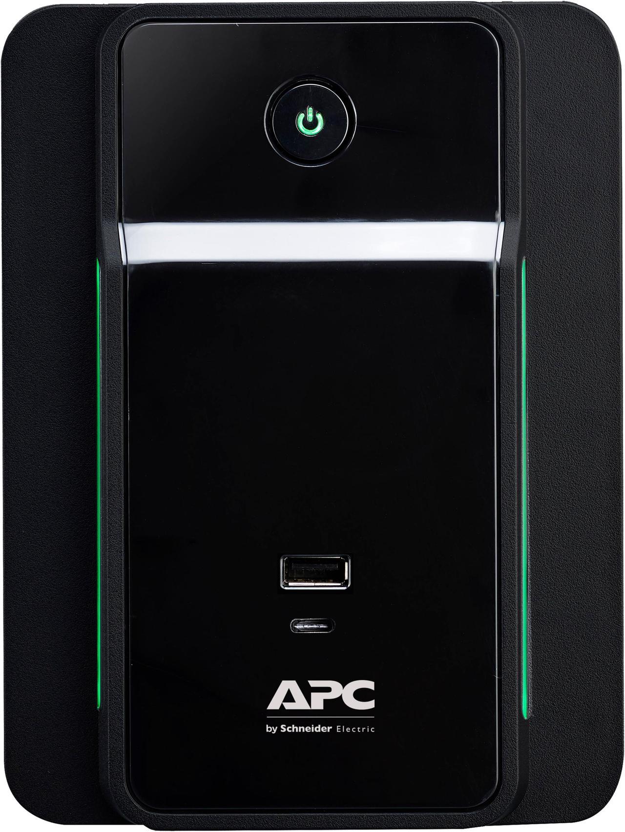 APC by Schneider Electric Back-UPS 950VA Tower UPS - Tower - 6 Hour Recharge - 120 V Input - 6 x NEMA 5-15R