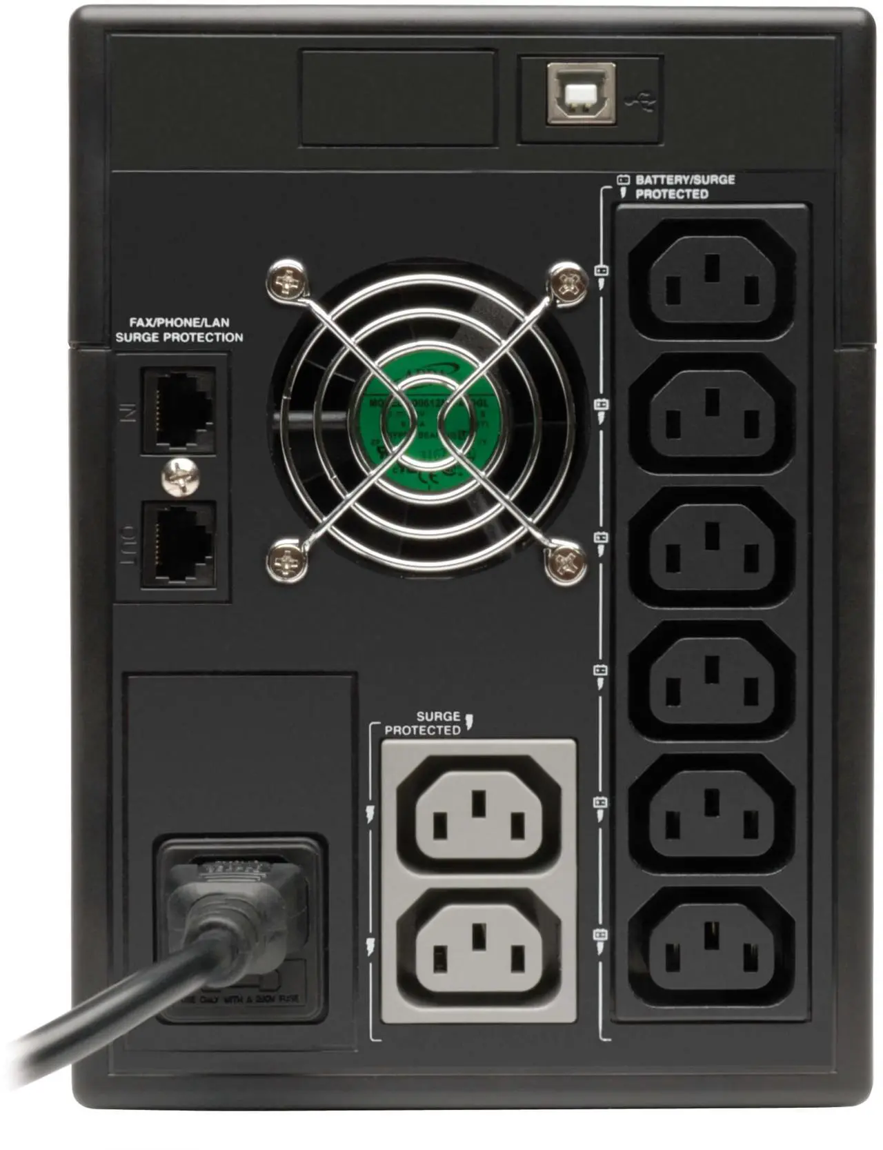 Alt view image 2 of 7 - Tripp Lite SmartPro LCD 230V 1.5kVA 900W Line-Interactive Tower UPS