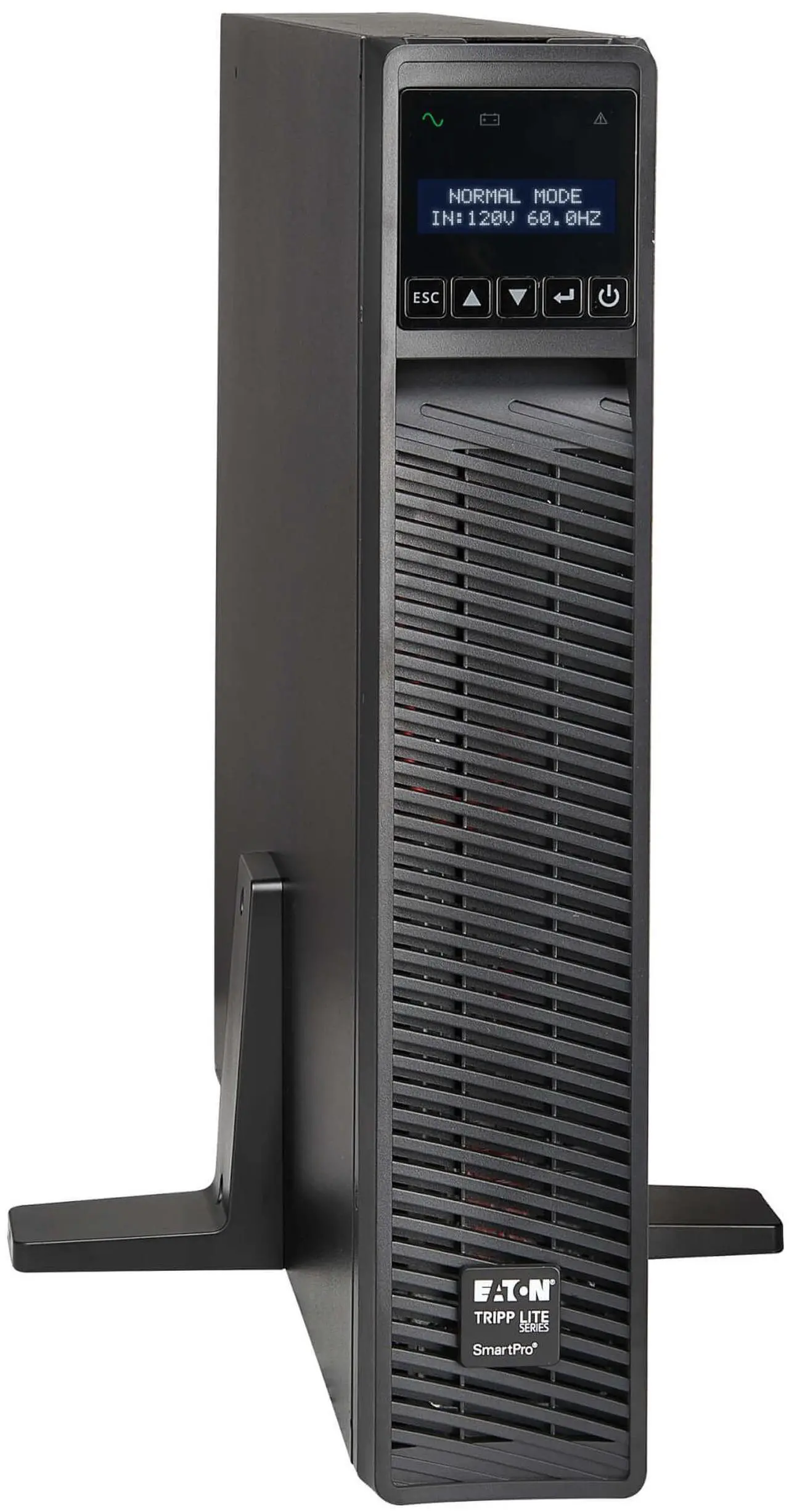 Alt view image 6 of 10 - Tripp Lite series SmartPro 1000VA 1000W 120V Line-Interactive Sine Wave UPS - 8 Outlets, Extended Run, Network Card Included, LCD, USB, DB9, 2U Rack/Tower (SMART1000RMX2UN)