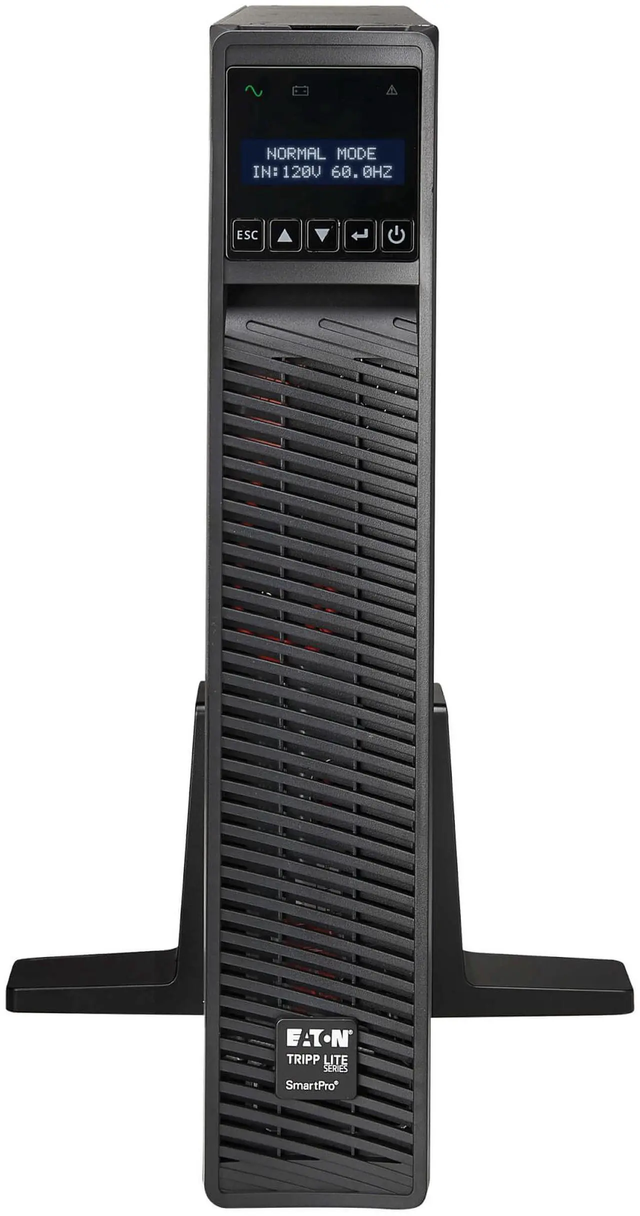 Alt view image 8 of 10 - Tripp Lite series SmartPro 1000VA 1000W 120V Line-Interactive Sine Wave UPS - 8 Outlets, Extended Run, Network Card Included, LCD, USB, DB9, 2U Rack/Tower (SMART1000RMX2UN)