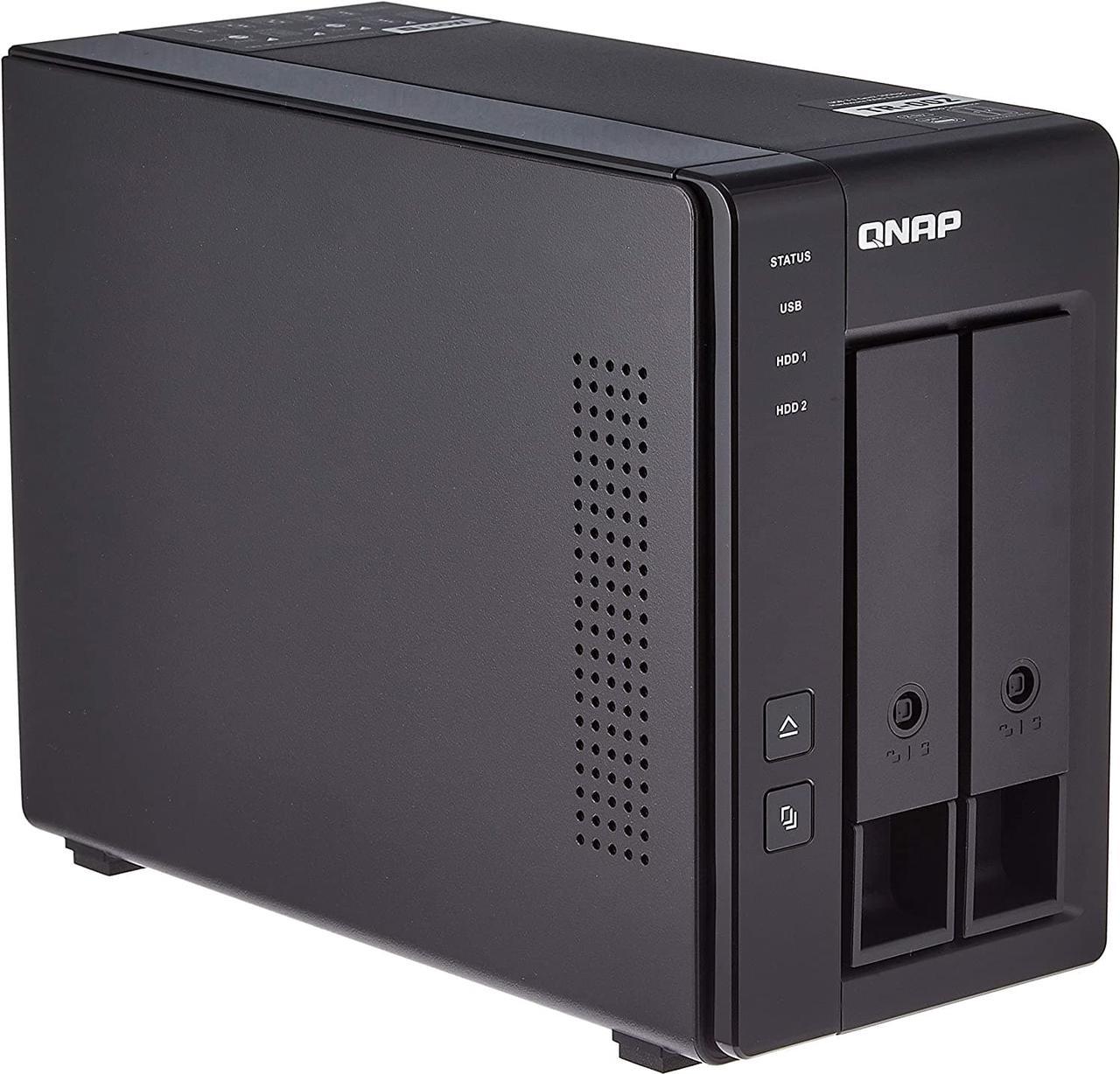 QNAP TR-002 - Hard drive array - 2 bays (SATA-600) - USB 3.1 Gen 2 (external)