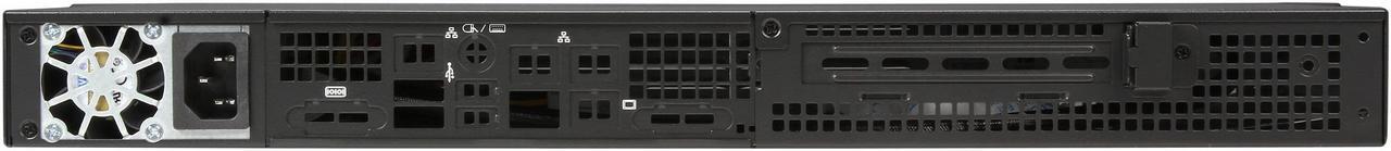 Alt view image 4 of 7 - BLACK 1U MINI SC504 CHASSIS W/