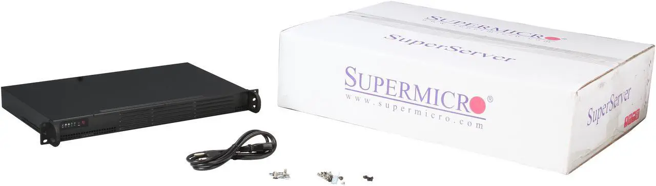 Alt view image 7 of 7 - BLACK 1U MINI SC504 CHASSIS W/