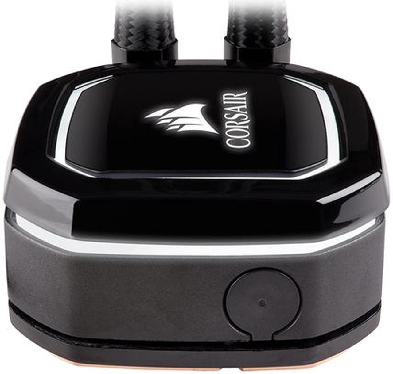Alt view image 8 of 9 - Corsair Hydro Series H100x Extreme Performance Liquid / Water 240mm CPU Cooler (CW-9060040-WW) LGA 1700 Compatible