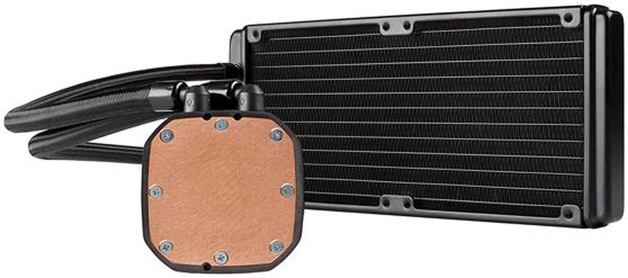 Alt view image 3 of 9 - Corsair Hydro Series H100x Extreme Performance Liquid / Water 240mm CPU Cooler (CW-9060040-WW) LGA 1700 Compatible