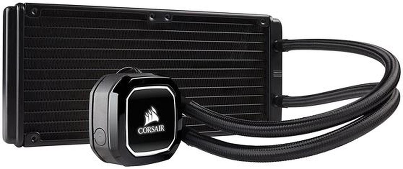 Alt view image 2 of 9 - Corsair Hydro Series H100x Extreme Performance Liquid / Water 240mm CPU Cooler (CW-9060040-WW) LGA 1700 Compatible