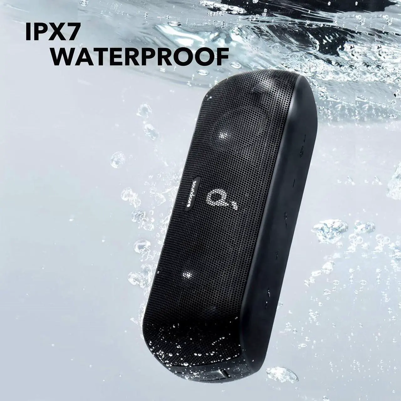 Main image of Anker Soundcore Motion+ Bluetooth Speaker with Hi-Res 30W Audio, Extended Bass and Treble, Wireless HiFi Portable Speaker with App, Customizable EQ, 12-Hour Playtime, IPX7 Waterproof, and USB-C