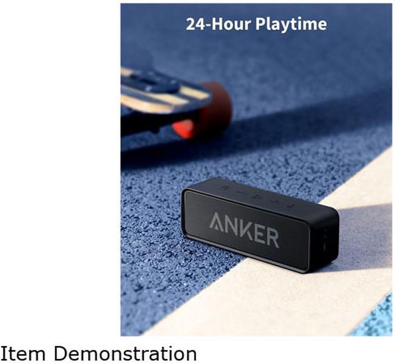 Alt view image 4 of 4 - Anker Soundcore Bluetooth Speaker with IPX5 Waterproof, Stereo Sound, 24H Playtime, Portable Wireless Speaker for iPhone, Samsung and More