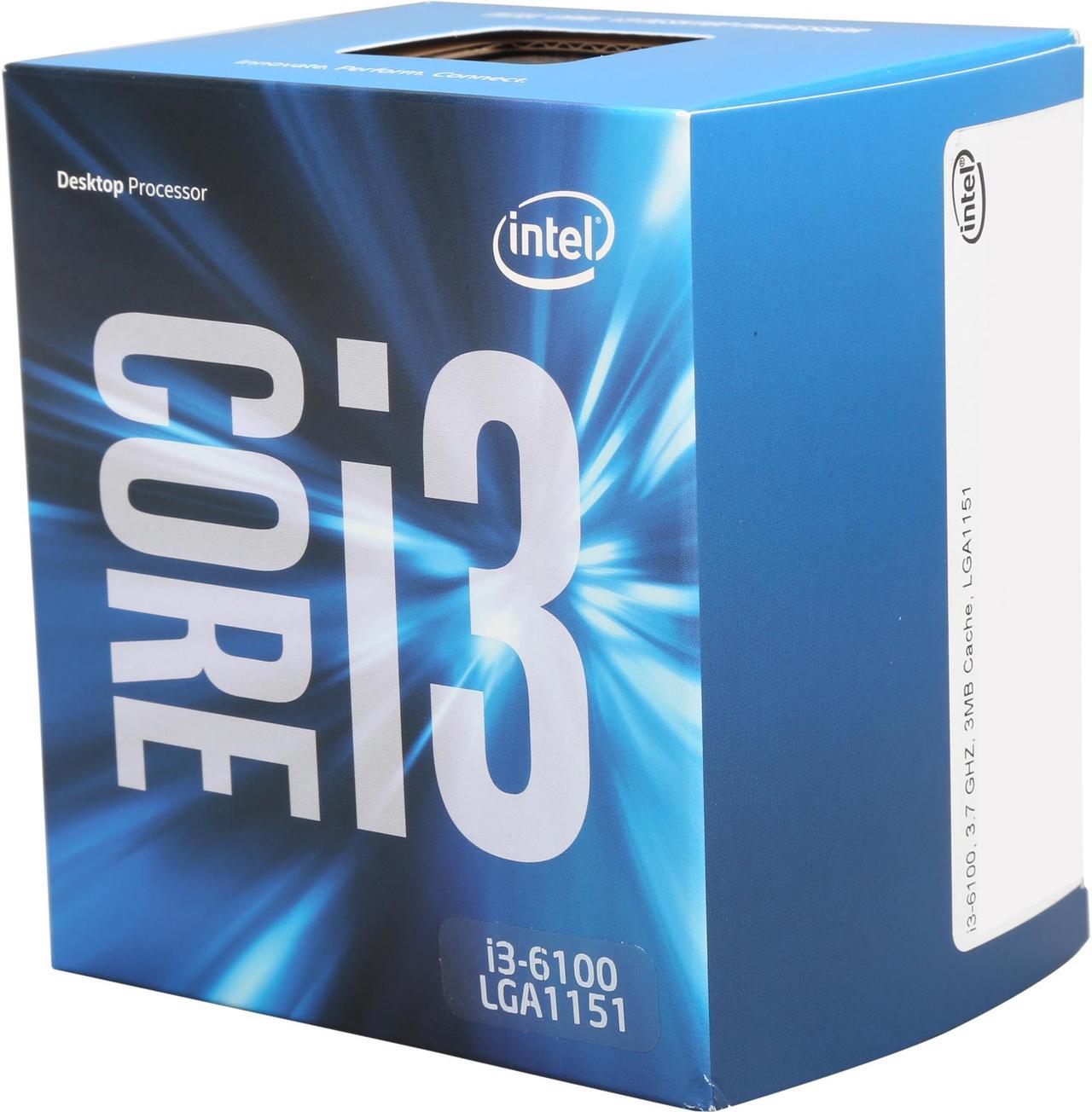 OEM Intel Core i3 i3-6100 Dual-core 3.70 GHz Processor LGA 1151