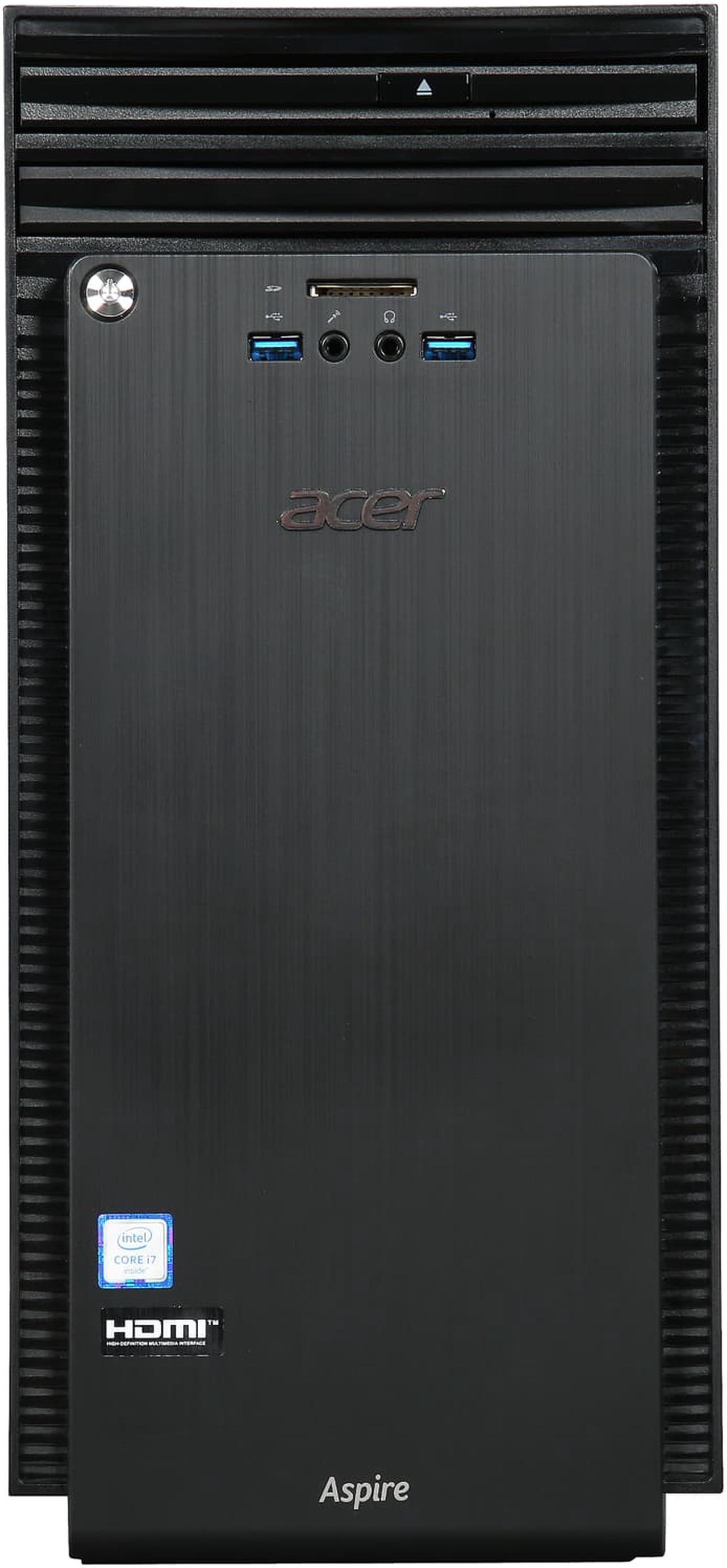 Alt view image 2 of 9 - Acer Desktop Computer Aspire ATC-710-UR56 Intel Core i7 6th Gen 6700 (3.4 GHz) 16 GB DDR3 2 TB HDD Windows 10 Pro 64-Bit