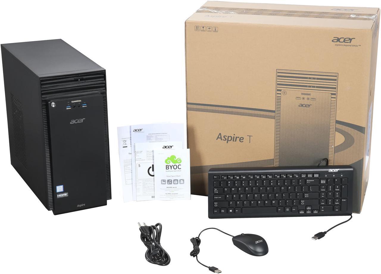 Alt view image 9 of 9 - Acer Desktop Computer Aspire ATC-710-UR56 Intel Core i7 6th Gen 6700 (3.4 GHz) 16 GB DDR3 2 TB HDD Windows 10 Pro 64-Bit