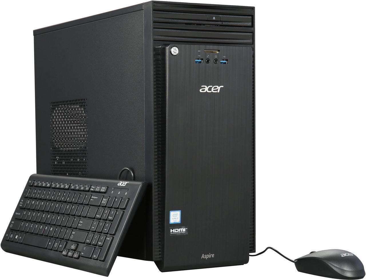 Main image of Acer Desktop Computer Aspire ATC-710-UR56 Intel Core i7 6th Gen 6700 (3.4 GHz) 16 GB DDR3 2 TB HDD Windows 10 Pro 64-Bit